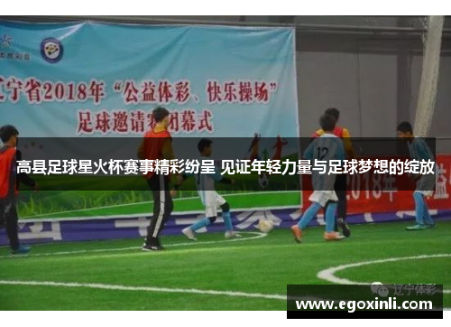 高县足球星火杯赛事精彩纷呈 见证年轻力量与足球梦想的绽放